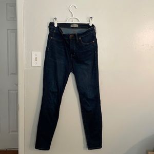 Madewell high rise skinny jeans